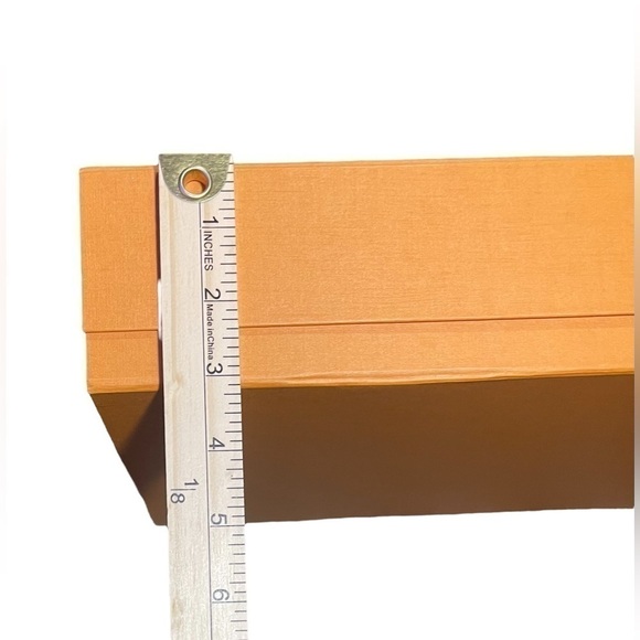 Authentic Louis Vuitton Gift/Storage Box Magnetic Closure in Imperial Saffron - Picture 15 of 16